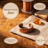 Bague en cuivre Âtre