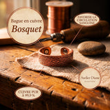 Bague en cuivre Sous-bois