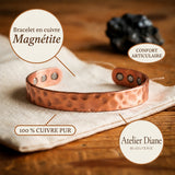 Bracelet en cuivre Magnétite