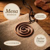 Collier en cuivre Plateau