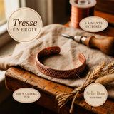 Bracelet en cuivre Vague