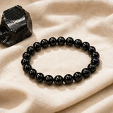 Bracelet en Onyx Noir pour Ancrage, Protection et Force Intérieure