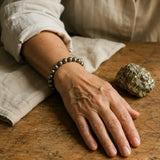 Bracelet en Pyrite pour Confiance, Force de Volonté et Abondance