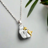 Collier avec Pendentif Étreinte