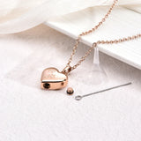 Collier Mémorial pour Animaux de Compagnie – Pendentif en Forme de Cœur avec Gravure de Patte