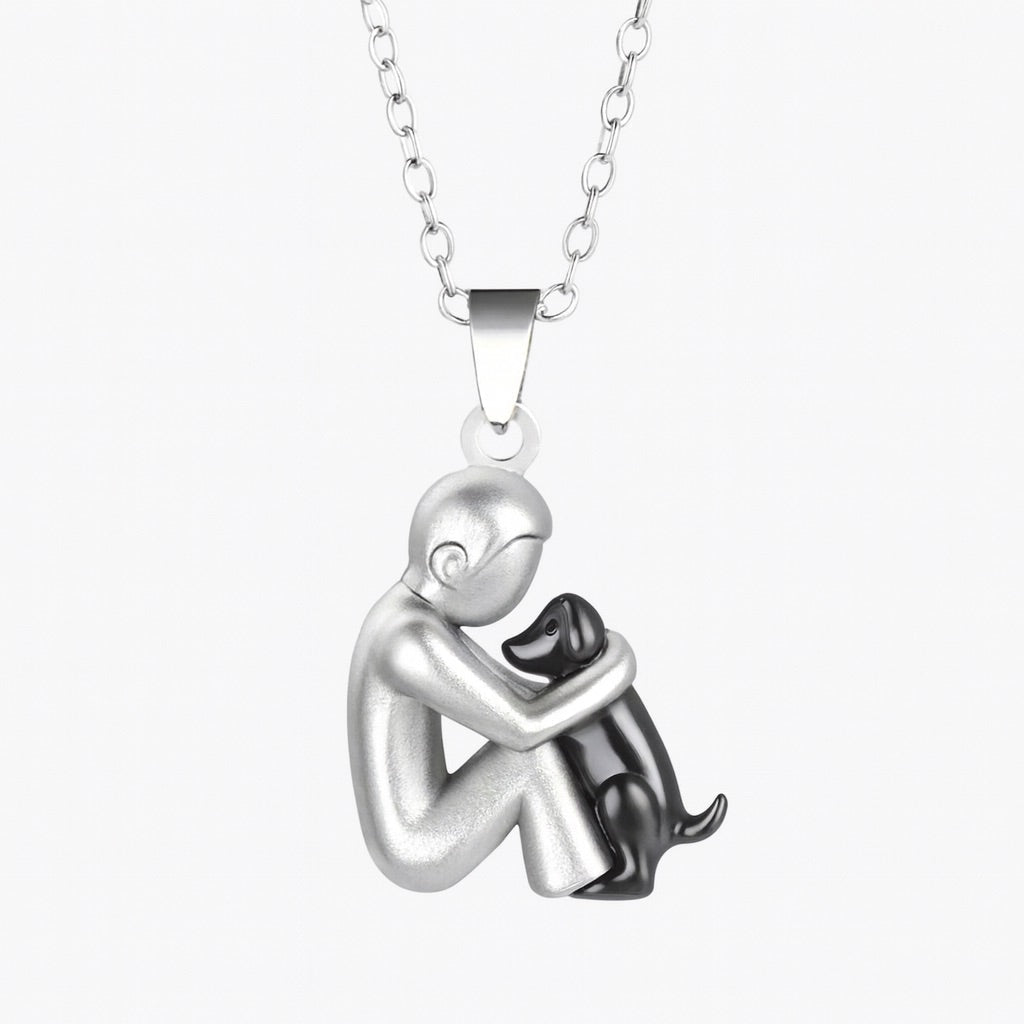 Collier avec Pendentif Étreinte