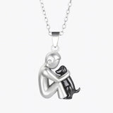 Collier avec Pendentif Étreinte