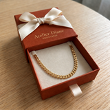 Collier cubain à gros maillons | Or
