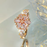 BAGUE RADIANCE PINK & OR