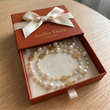 Collier élégant avec petite perle | Or