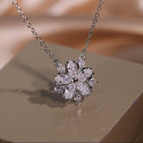 COLLIER RADIANCE FLEUR EN ZIRCONIUM