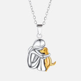 Collier avec Pendentif Étreinte