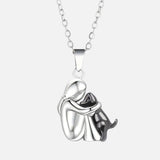 Collier avec Pendentif Étreinte