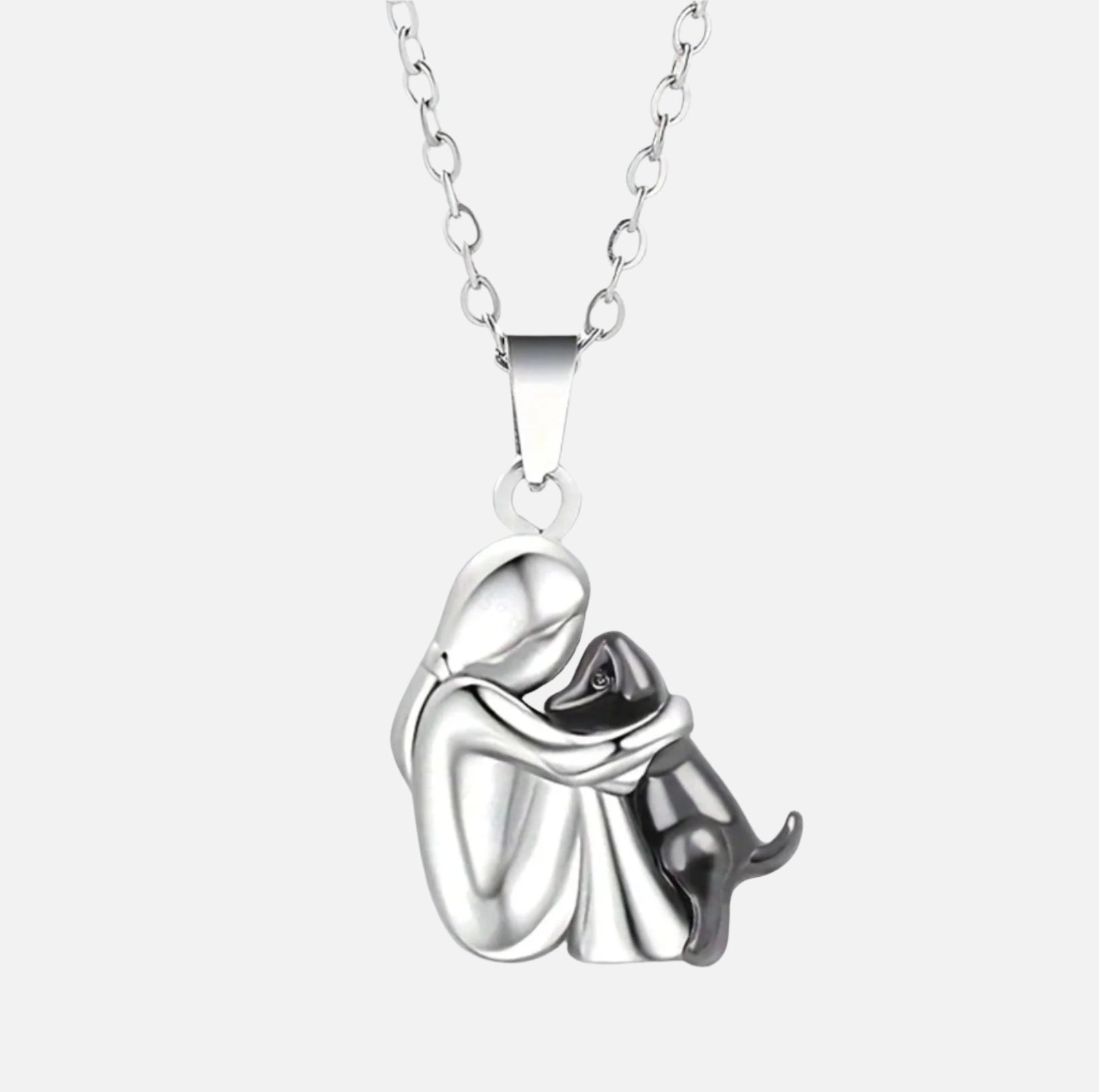 Collier avec Pendentif Étreinte