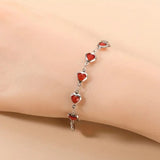 Bracelet Ophelyra Garnetelle en Or Blanc