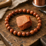 Bracelet en Goldstone pour Ambition, Motivation & Énergie Positive