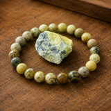 Bracelet en Jade Jaune pour l'Optimisme, l'Énergie et la Protection