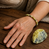 Bracelet en Jade Jaune pour l'Optimisme, l'Énergie et la Protection