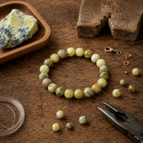 Bracelet en Jade Jaune pour l'Optimisme, l'Énergie et la Protection