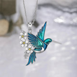 Magnifique Collier en Colibri avec Boucles d'Oreilles Bonus – Offre à Durée Limitée