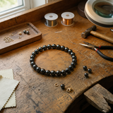 Bracelet en Hématite pour Ancrage, Protection et Concentration