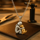 Collier avec Pendentif Étreinte