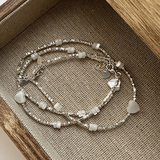 Collection de bracelets vintage classiques avec perles
