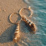 BOUCLES D'OREILLES EN COQUILLAGES