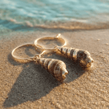 BOUCLES D'OREILLES EN COQUILLAGES