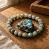 Bracelet en Labradorite pour Intuition, Transformation et Protection
