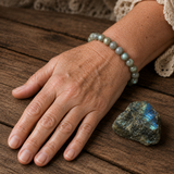 Bracelet en Labradorite pour Intuition, Transformation et Protection