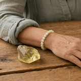 Bracelet en Quartz Citron pour Positivité, Optimisme et Énergie
