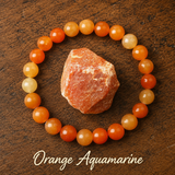 Bracelet en Aigue-Marine pour Calme, Courage et Clarté Relaxante