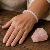Bracelet en Cristal Rose pour Amour, Joie et Chaleur Émotionnelle