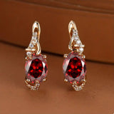 Boucles d'oreilles Drop Crimson Twilight