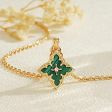 Collier Pendentif Émeraude