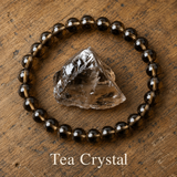 Bracelet en Quartz Fumé pour Calme, Ancrage et Soulagement du Stress