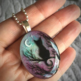 'Le collier de chat enchanteur' nuit étoilée