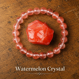 Bracelet en Tourmaline Aquamarine pour Équilibre Émotionnel et Guérison du Cœur