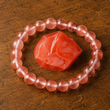 Bracelet en Tourmaline Aquamarine pour Équilibre Émotionnel et Guérison du Cœur