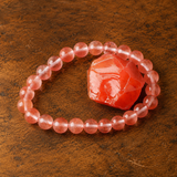 Bracelet en Tourmaline Aquamarine pour Équilibre Émotionnel et Guérison du Cœur