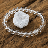 Bracelet en Quartz Clair pour Clarté, Sérénité et Énergie Positive