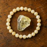 Bracelet en Quartz Citrine pour l'Abondance, la Joie et la Positivité