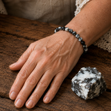 Bracelet en Jade Zebra pour Équilibre, Ancrage et Motivation