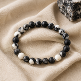 Bracelet en Jade Zebra pour Équilibre, Ancrage et Motivation